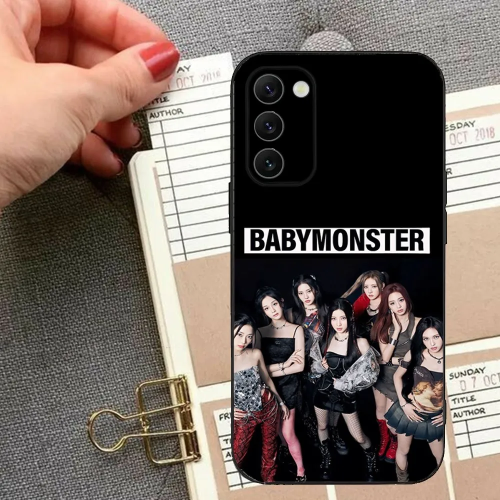 babyS Kpop M-Monster Phone Case Phone Case for Samsung Galaxy A13,A21s,A22,A31,A32,A52,A53,A71,A80,A91, Soft Black Cover