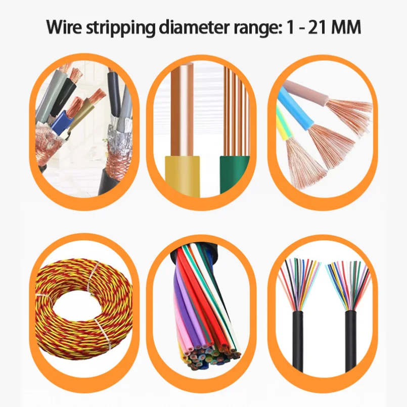 ماكينة تجريد الأسلاك سريعة الخردة شفرات مقاومة للصدأ مثالية لإعادة تدوير الأسلاك النحاسية مقشرة كابل سعة 0.5-60 مم 2 #3