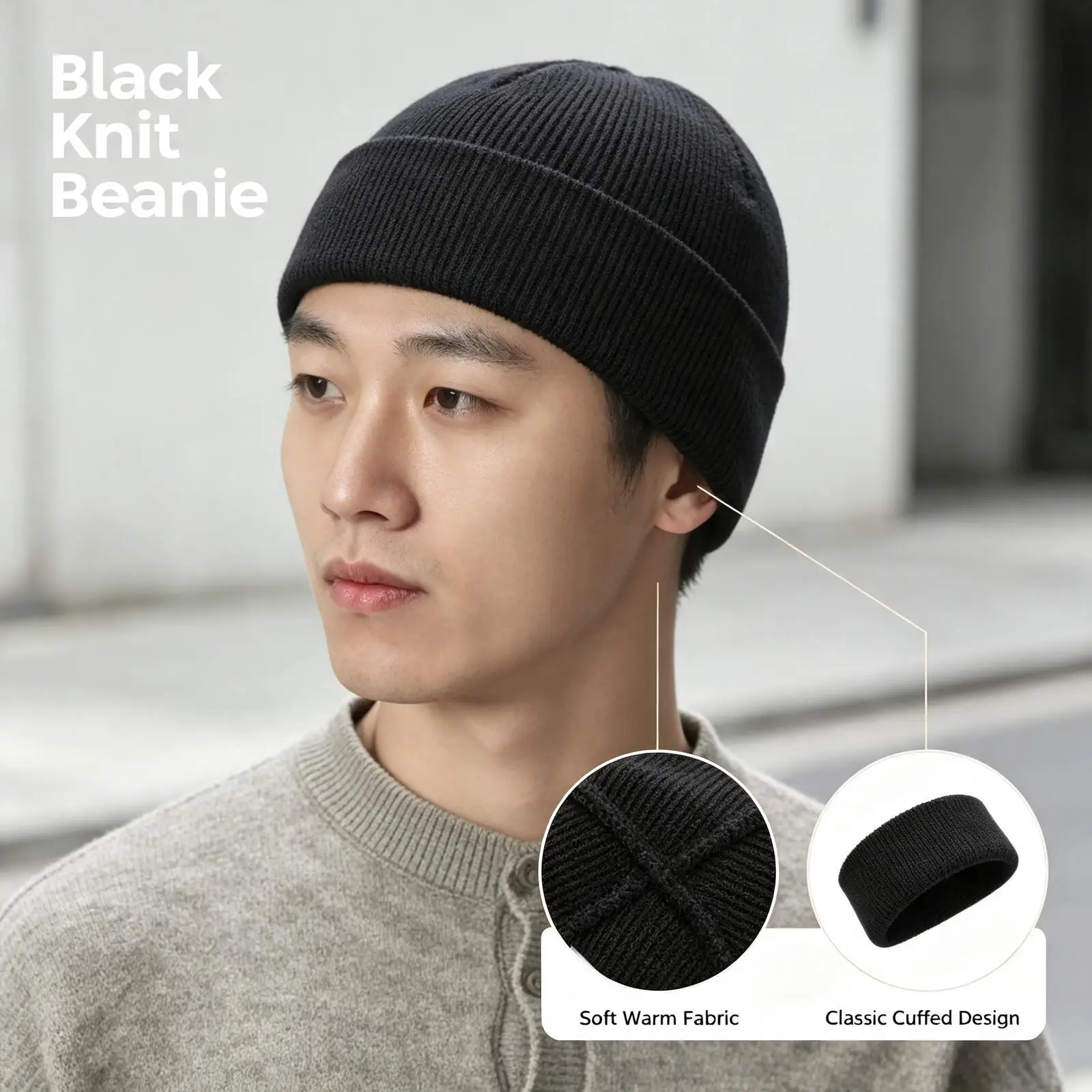 Under New Armour Men's Autumn And Winter Warm Woolen Fashionable Outdoor Sports Casual Pullover Hat 1379990-001