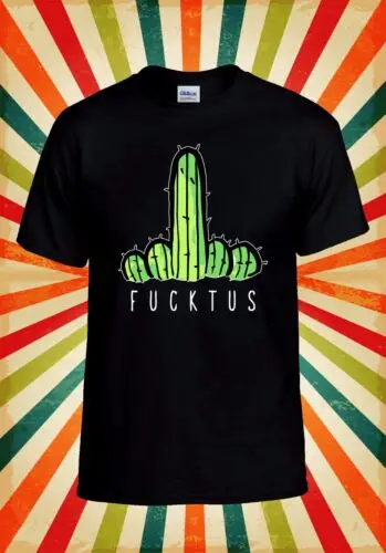 Fucktus Cactus Middle Finger Fun Cool Men Women Unisex Baseball T Shirt Top 2935