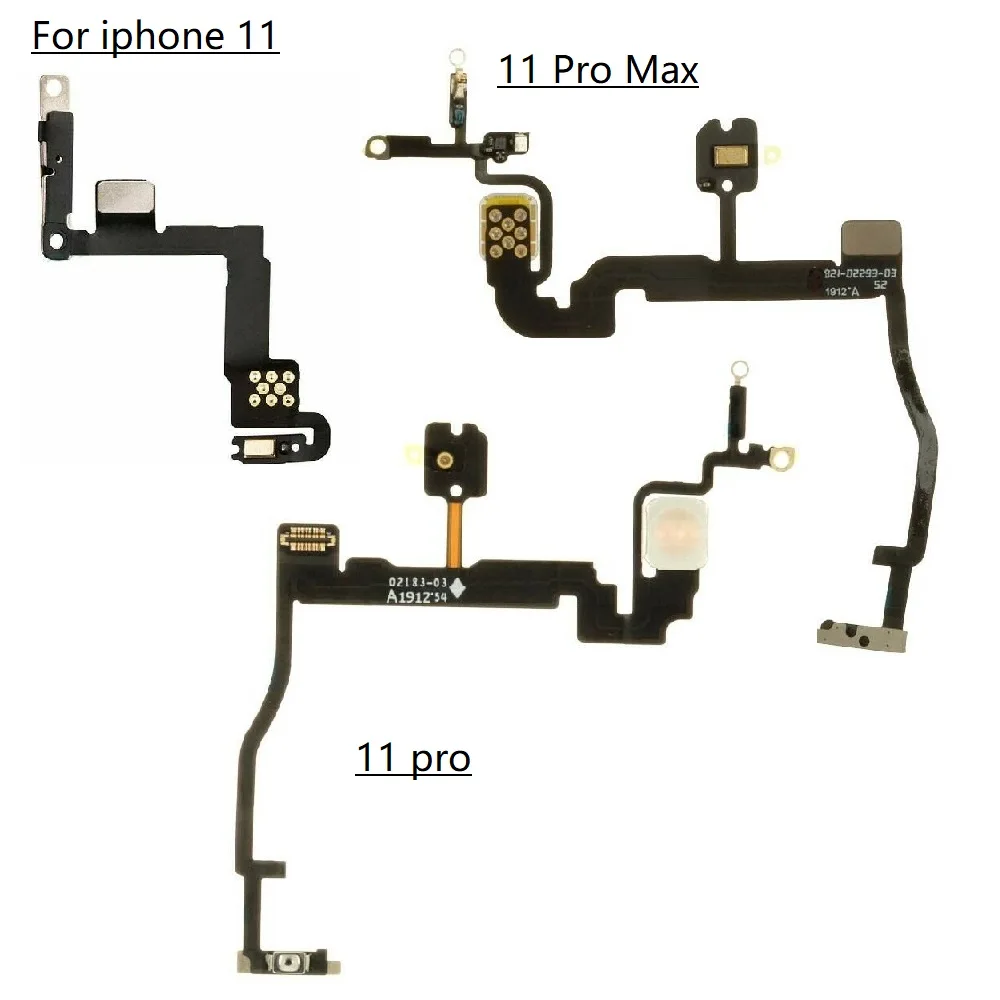 

Для iPhone 11/11 Pro/11 Pro Max гибкий кабель питания со светодиодной вспышкой камеры и кронштейном