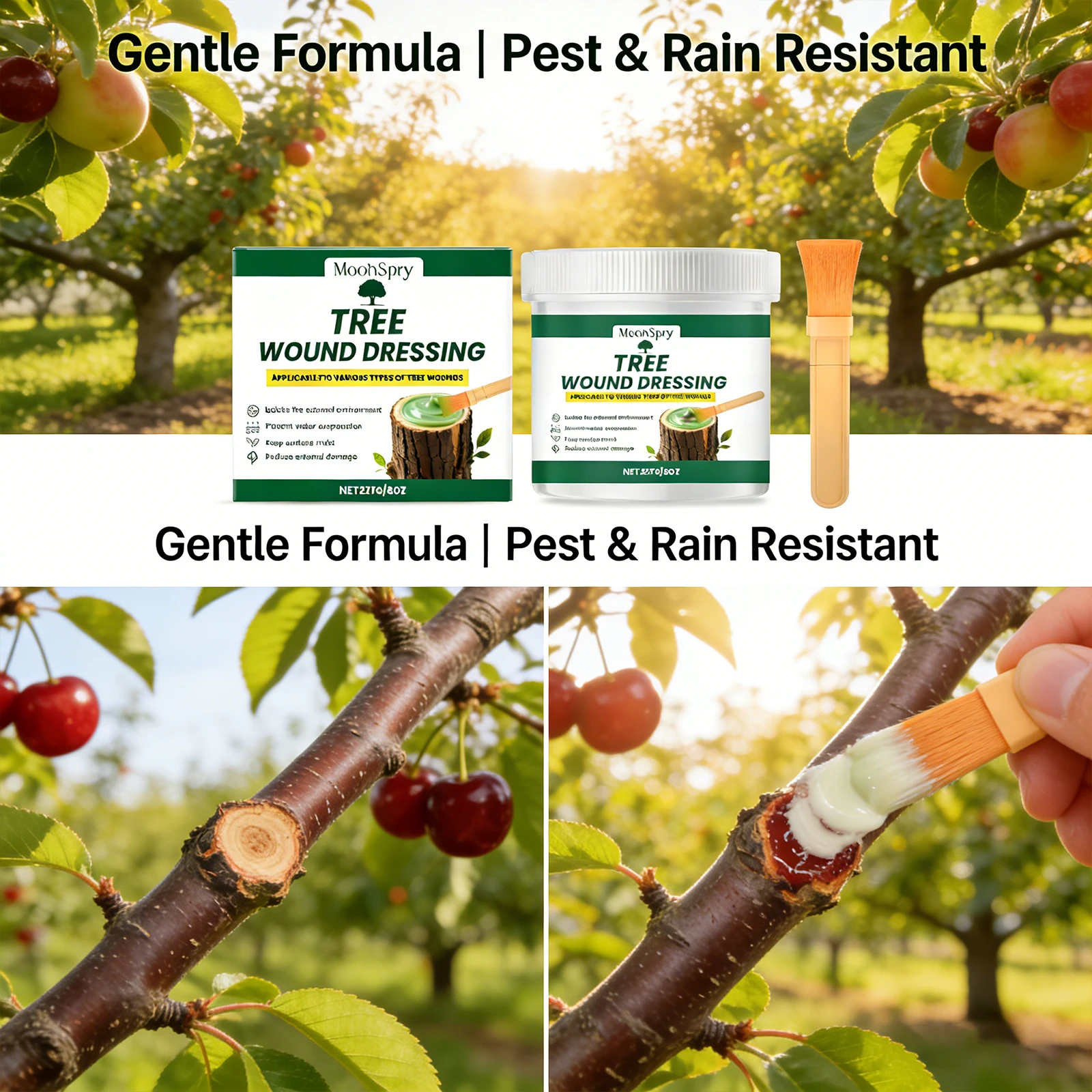 

Повязка на рану дерева Быстро формирует защитный слой, уменьшает потерю воды, предотвращает повреждение, способствует самостоятельного ремонта, мазь для ухода в саду