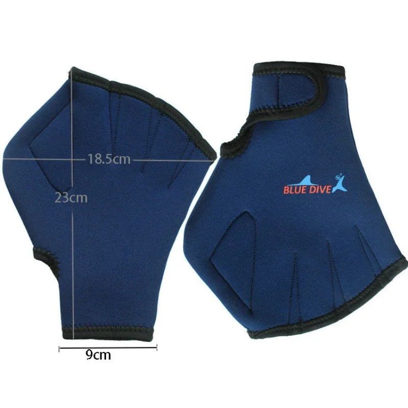 Aquatic Swimming Webbed Gloves Gloves Paddles Fit Traning Water Resistance Webbed Paddles for Swimming Diving