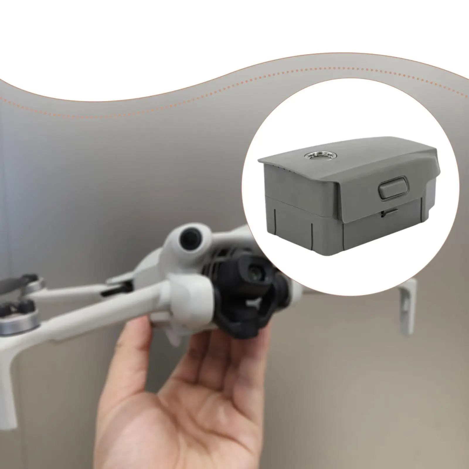 

Запасная батарея для дрона, высокопроизводительная, с прочными креплениями, выход 15.4В, защита от перезаряда, аксессуар для Mavic Mavic 2