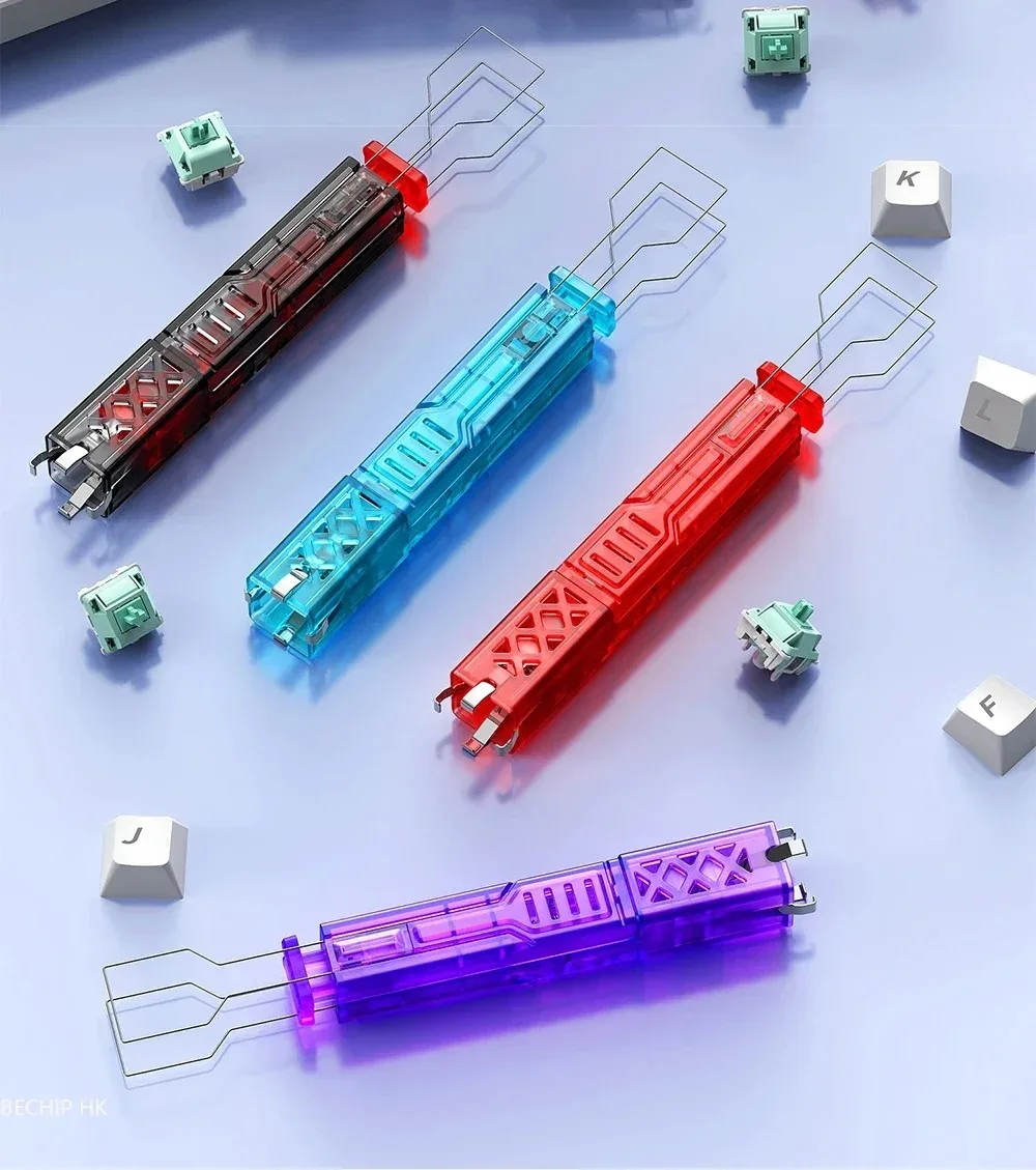2 In 1 Keyboard Keycaps Switch Puller Opener Universal Keycap Shaft Remover Button Extractor Keyboards Accessories Kit
