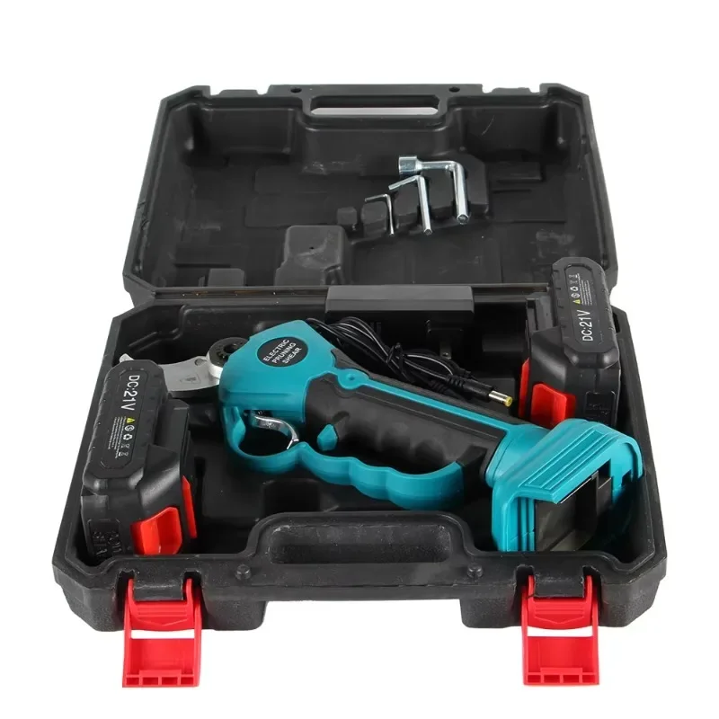 

Electric Pruning Shears Rechargeable Garden Pruning Scissors with Sk5 Blade Battery Powered 21mm 1.3'' Telescopic