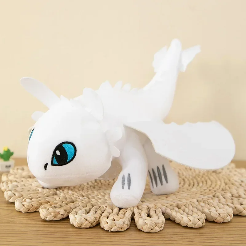 Kawaii Anime Dragon Tamer Toothless Baby Wings Moving Roof Doll Cute Cartoon Car Exterior Sunroof Pendant Doll Toys Kids Girl