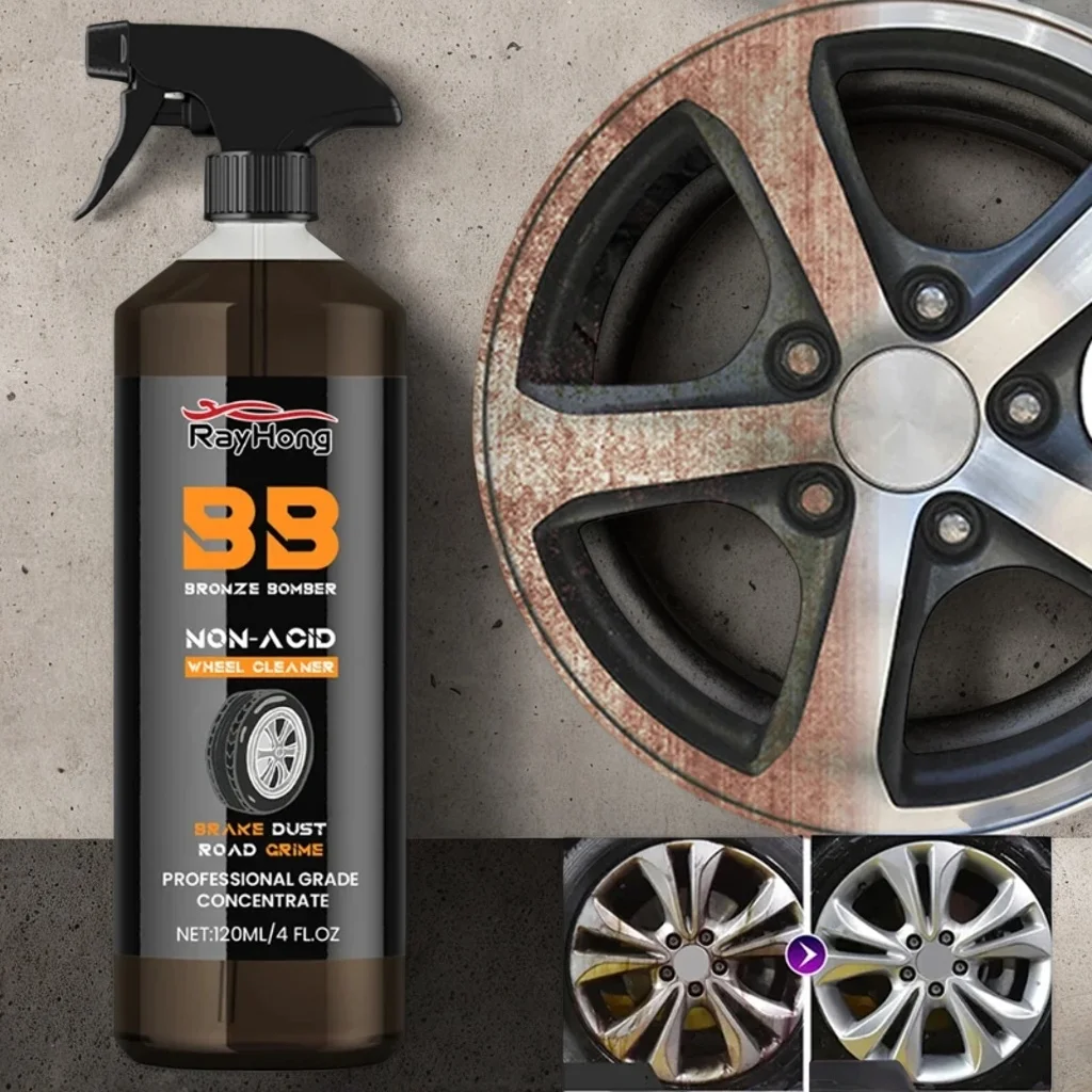 

120ml Extreme Foaming Wheel Cleaner – Cuts Through Grease & Road Tar for a Spotless Finish (Deep Wheel Cleaning)