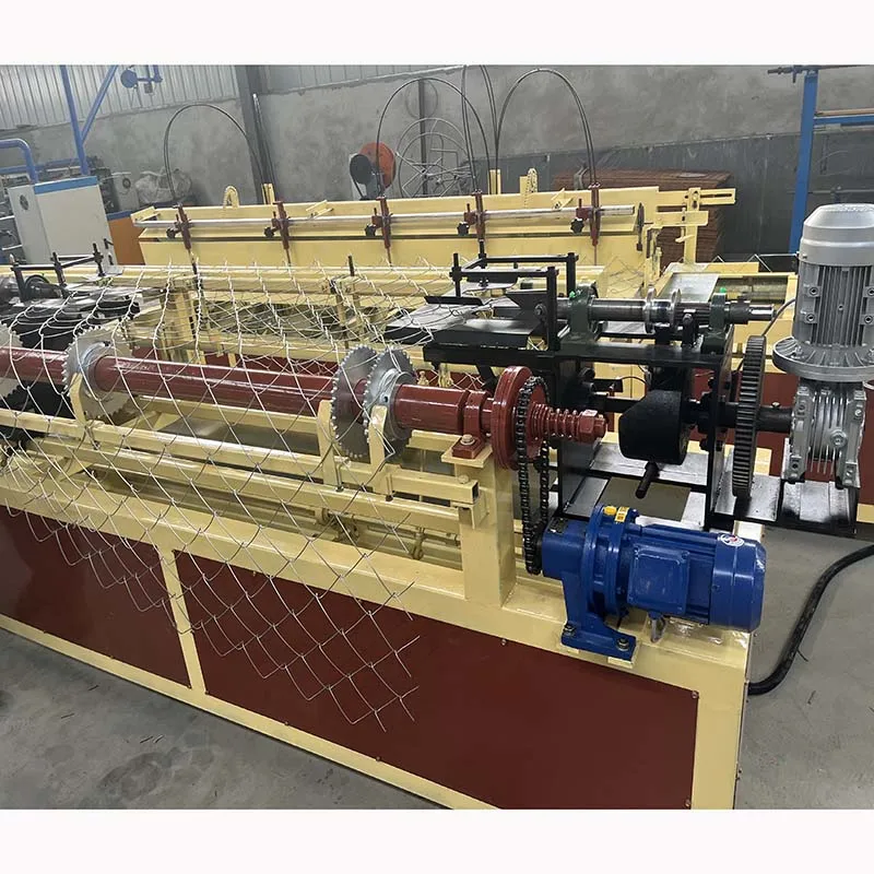Chain Link Mesh Machine Wear Resistant Mold Quick Die Change Various Specification Chain Link Fence Producing