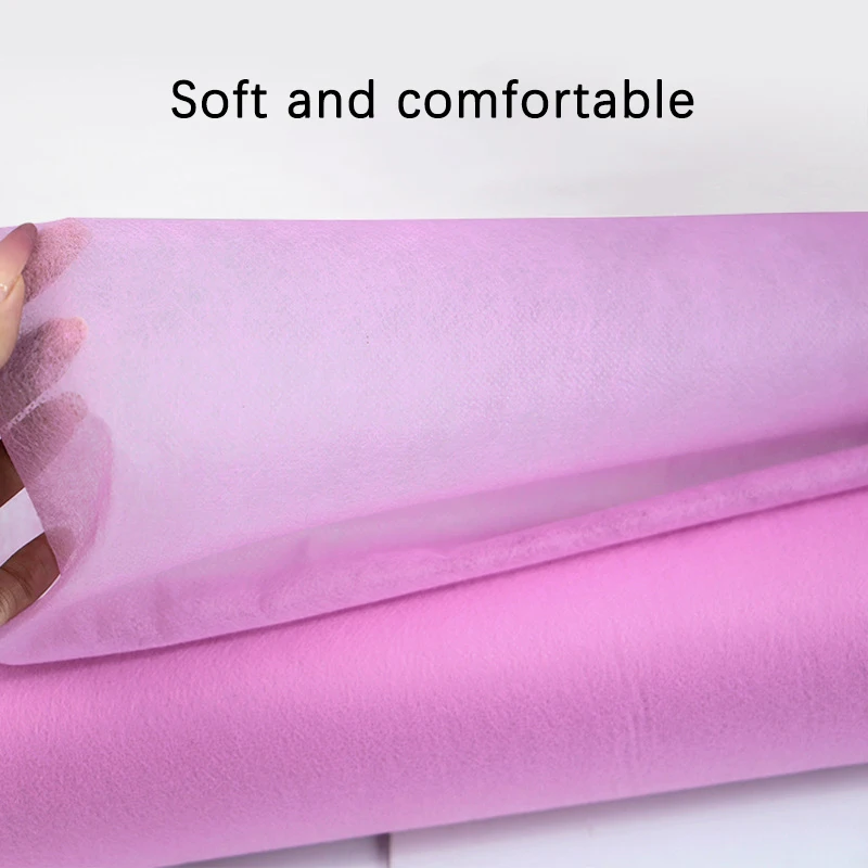 50 Sheets Disposable Beauty Salon Sheets Non-Woven Massage Bedside Pillow Thickened Single Lying Towel Disposable Hotels Spa Pad