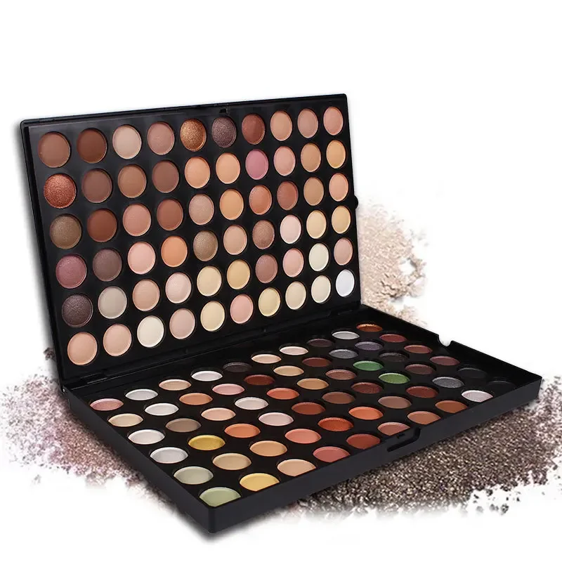 Paleta de rubor y sombra de ojos Para Mujer, base cosmética, polvo facial, estuche de maquillaje, sombra de ojos, maquillaje Para Mujer, 88 colores