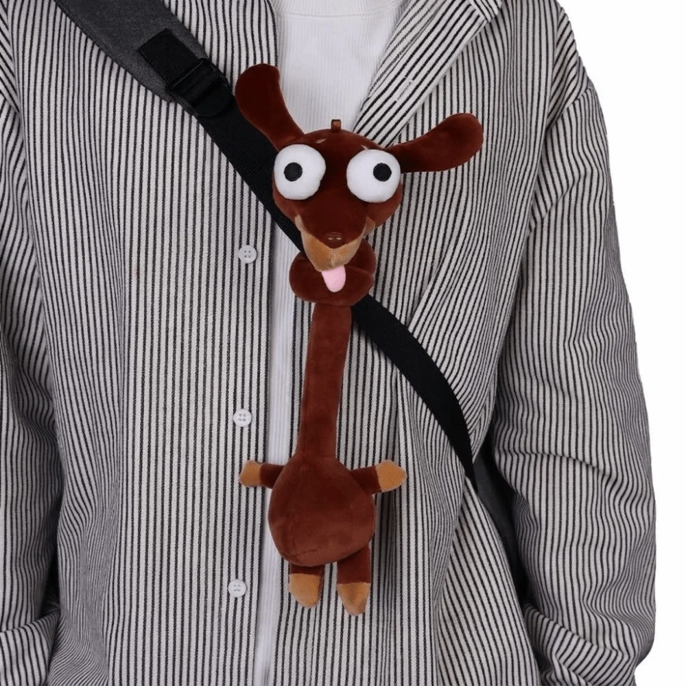 Funny Design Long Neck Animal Pendant White Color 40CM White Goose Bag Pendant Creative Gift Cute Style Cartoon Pendant