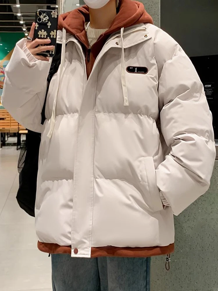 

Мужская свободная куртка на молнии с капюшоном в корейском стиле, весна-осень, повседневная молодежная верхняя одежда от модного бренда