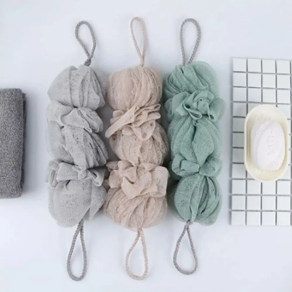 Cleaner Dead Skin Skin Remover Bathing Tools Shower Brush Washcloth Body Scrubber Mesh Shower Puff