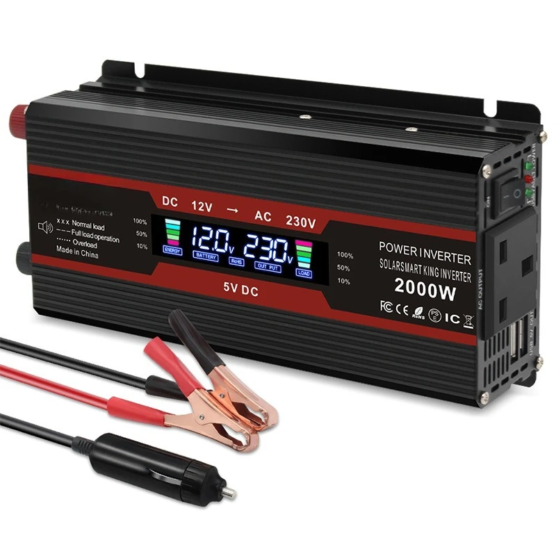 

Intelligent repair sine wave 1000W/2000W dual voltage 12/24V-72V to 110V-240V