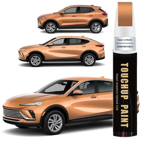 Car Touch Up Paint(Copper Ice Metallic(G98/WA190J)) for Buick Car Paint Scratch Repair Kit, Quick & Easy Solution to Repair