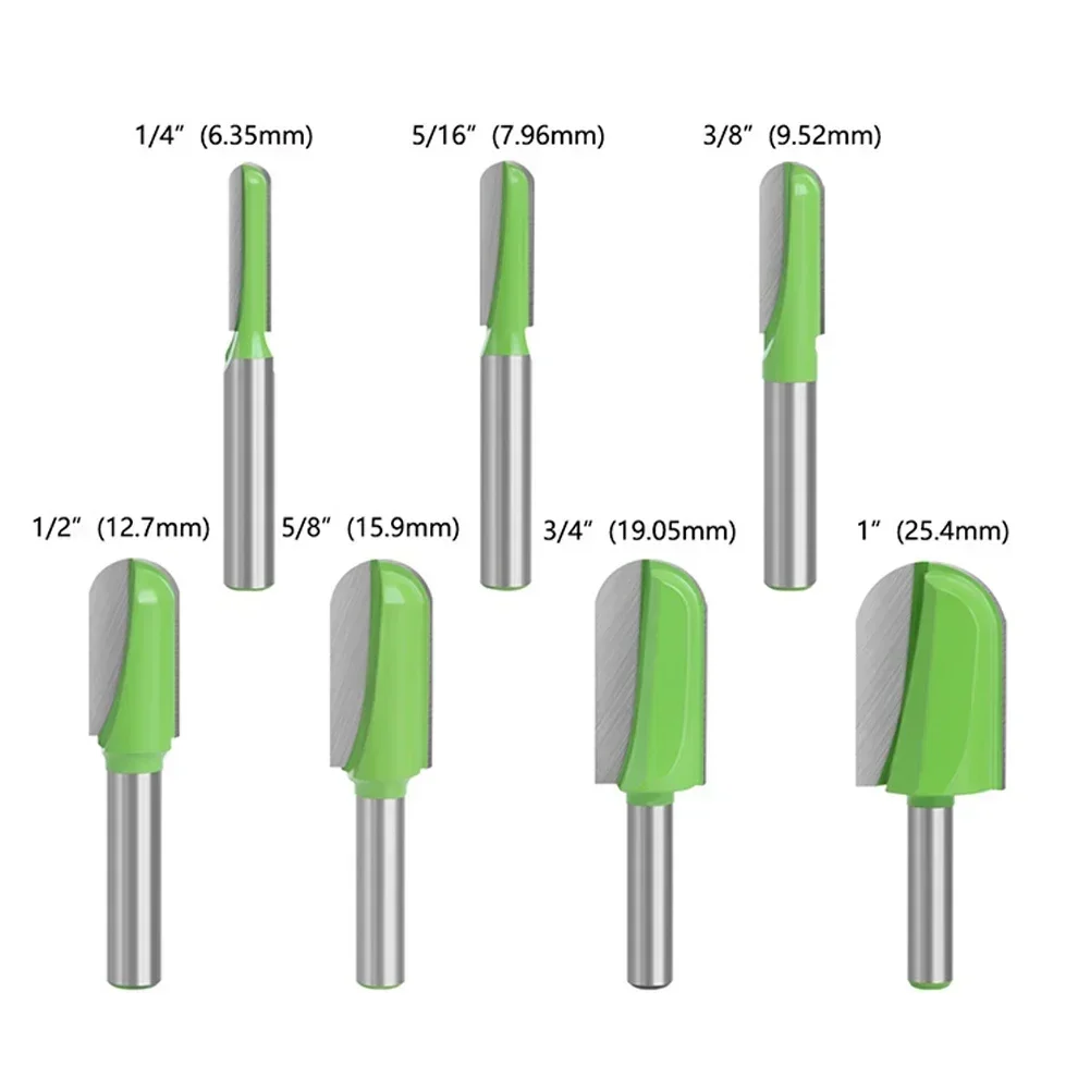 1pc 8mm Shank Ball Nose Router Bit Round Milling Cutter For Wood CNC Radius Core Box Solid Carbide Tools