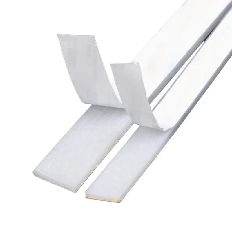 Bande d'étanchéité en caoutchouc de Silicone auto-adhésive blanche, 1/5M, largeur 5/8/10/12/15/20/25/30/40/50mm d'épaisseur 1/2/3/4/5/6mm