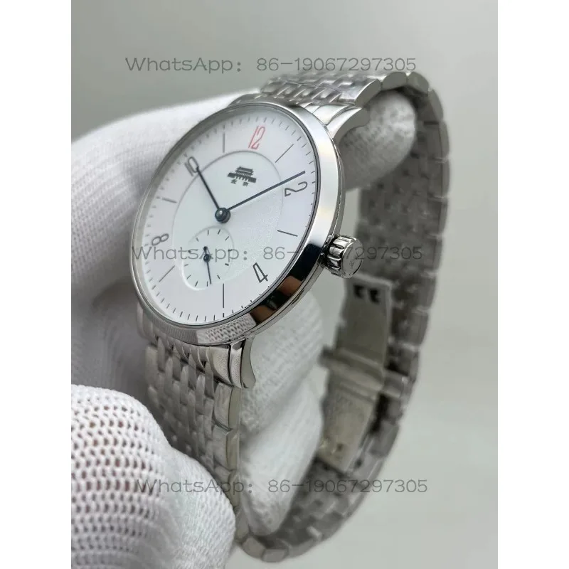Slim Manual Mechanical Men's Watch, Diameter 39MM