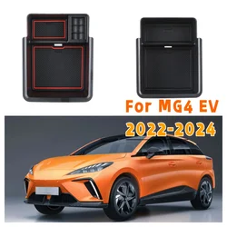 Center Console Armrest Tray for MG4 EV 2022 2023 2024 ABS Car Central Storage Box Container Organizer Accessories
