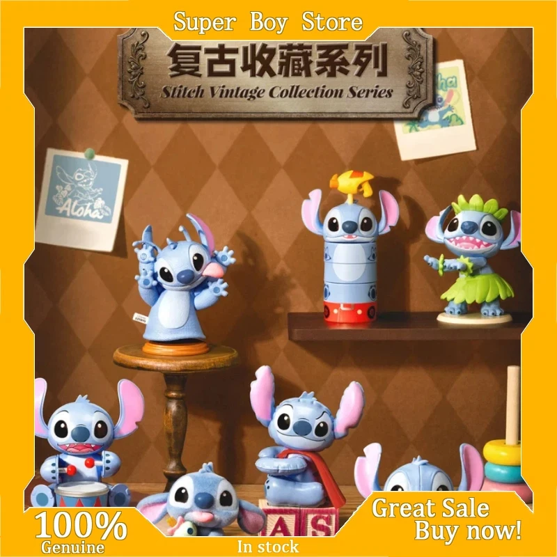 

52toys New Blind Box Authentic Stitch Vintage Collection Series Exquisite And Interesting Toys Trendy Collectible Figurines