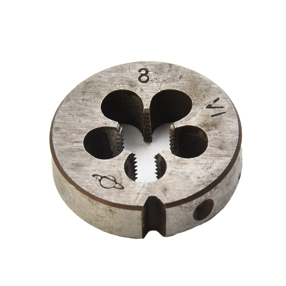 1 Set 8V1-32 Right Hand Tap Set V-Type Tire Valve Thread Straight Groove Tap And Die Set High Speed ​​Steel Plug Tap 2.8 Inch