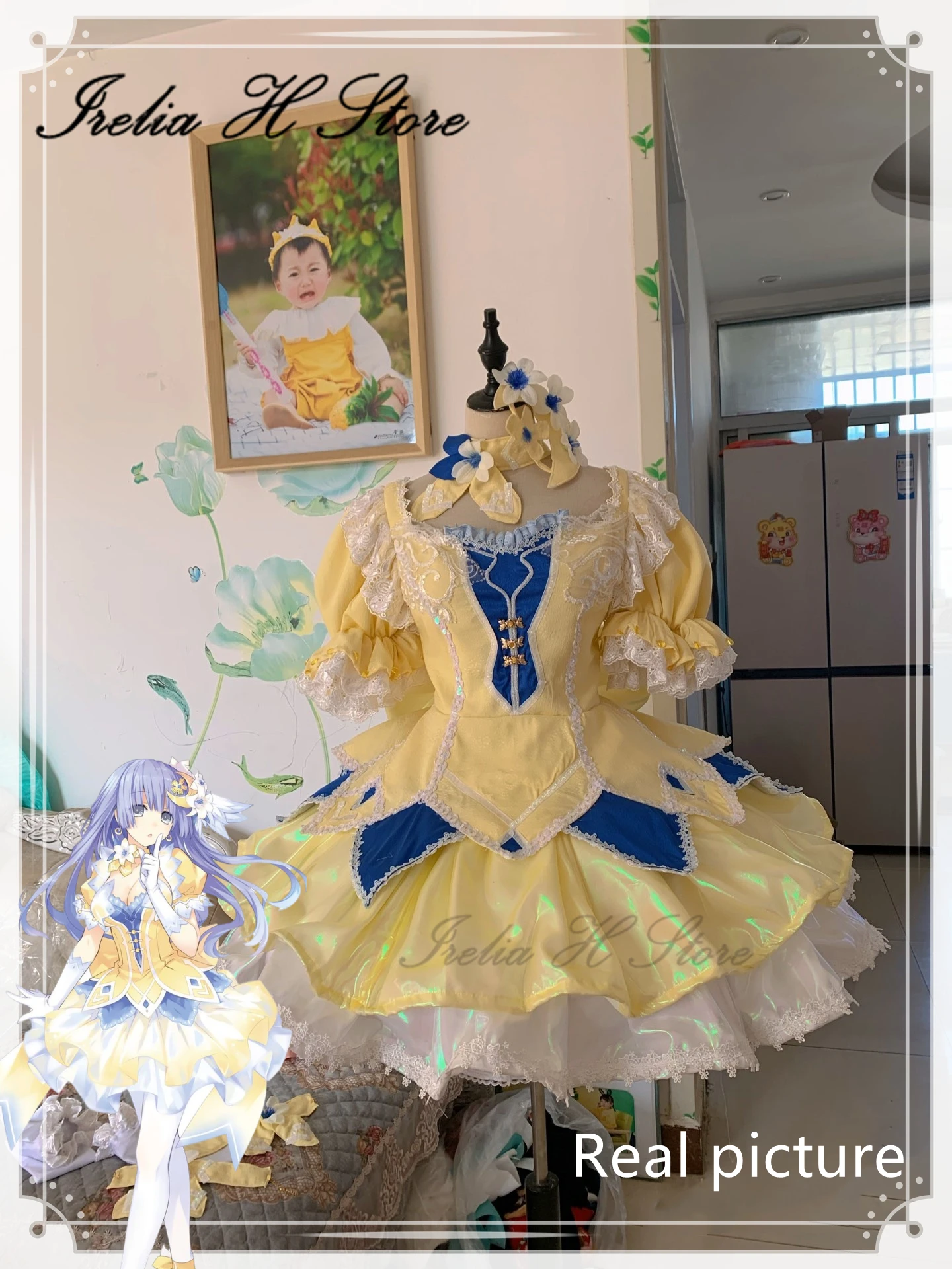 A Irelia H Store Izayoi rom DATE A LIVE Izayoi Cosplay Costume for women Anime Dress female