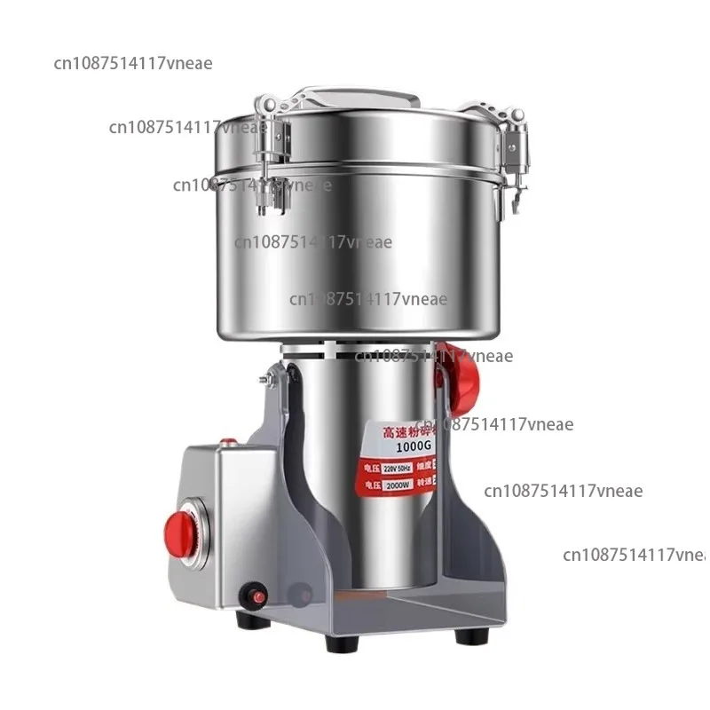 

Мельница для зерна и круп 1000 г, измельчитель специй, кофе, сухих продуктов, домашняя мукомолка, дробилка для муки и порошка