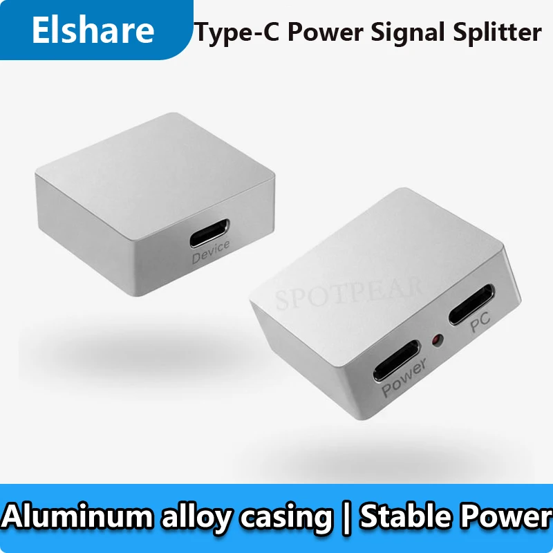 

Raspberry Pi PiKVM Power Signal Splitter With reverse power supply protection Type-C