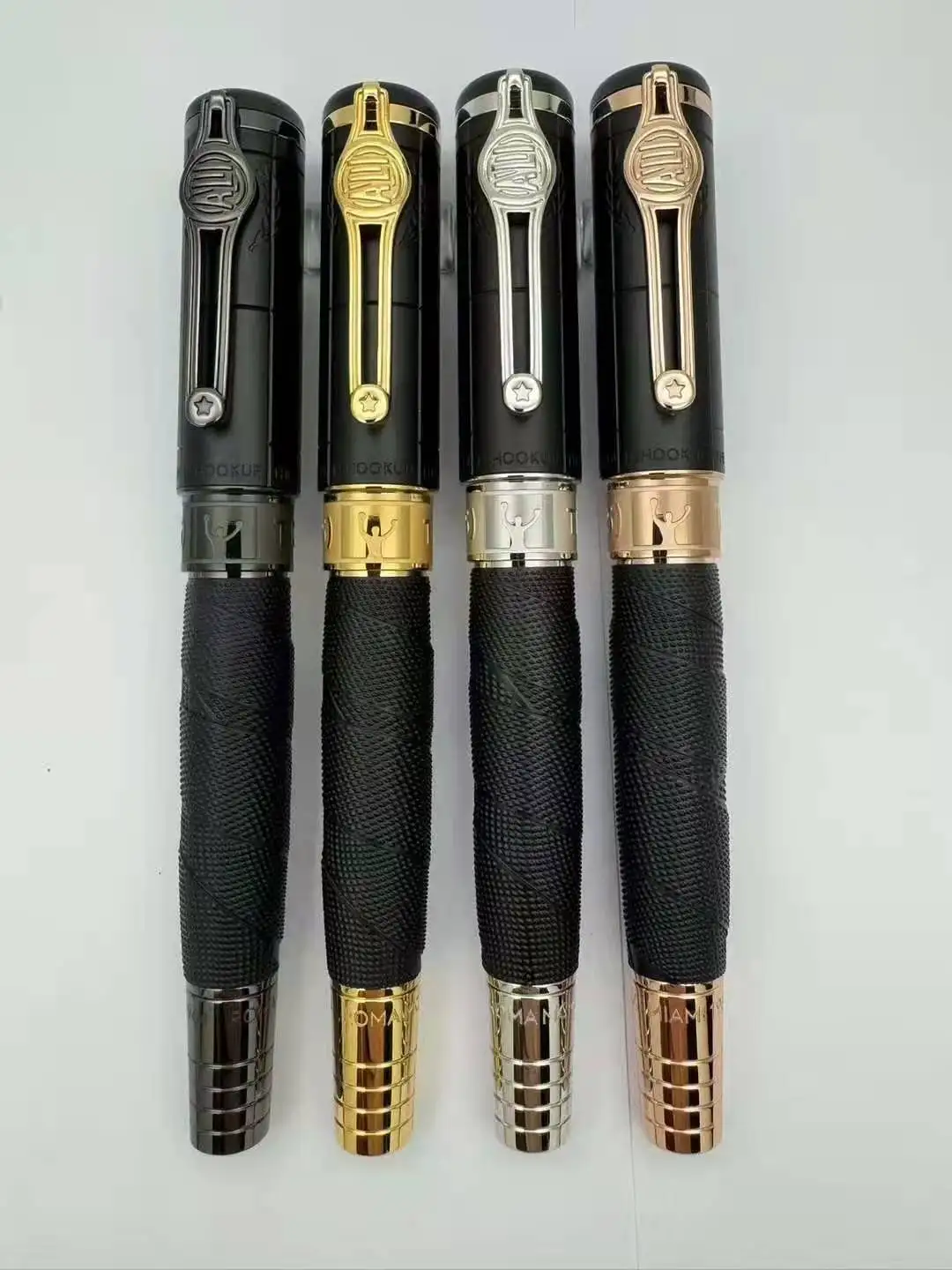 Celebrity Series Special Edition Muhammad Al MB Rollerball Pens Unique Reliefs Design Writing Ballpoint Pens As Gift Business