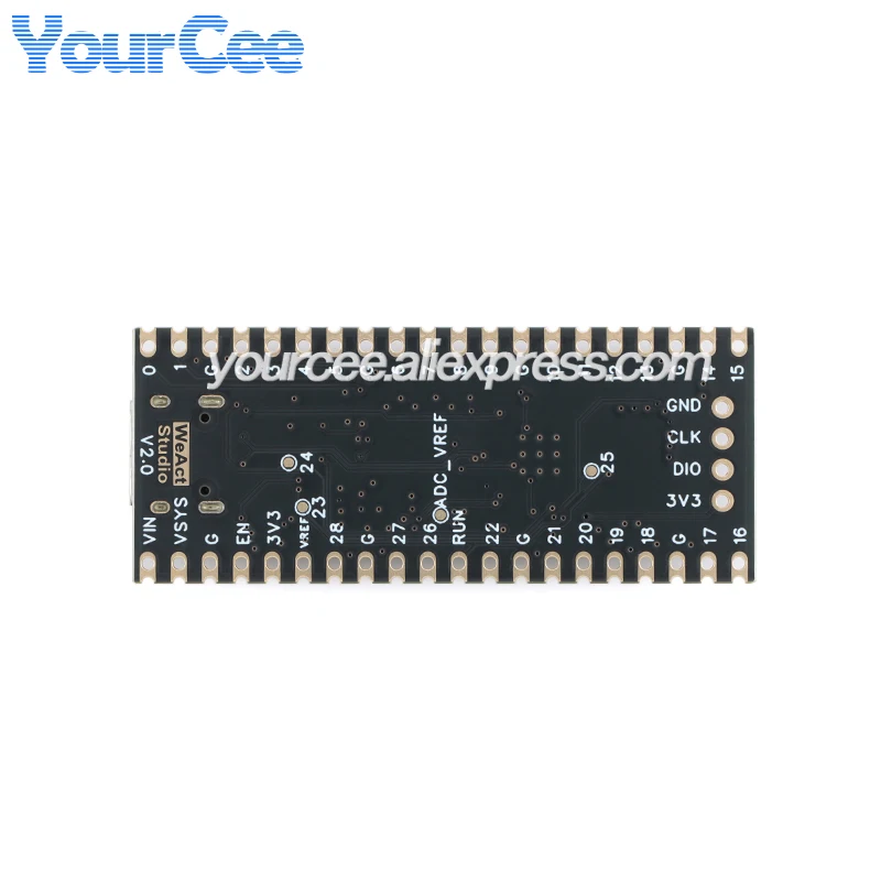 5 قطعة/1 قطعة RP2350A V20 4MB 16MB فلاش تطوير الأساسية لوحة تركيبية RP2350 RISC-V Hazard3 520KByte MicroPython/C/C ++ C لاردوينو