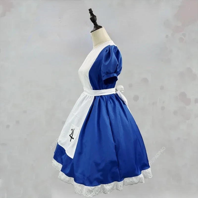 Japanse Game Lolita Cosplay Kostuum Halloween Meid Jurk Anime Meisje Carnaval Verkleed Feest Carnaval Toneelkostuum