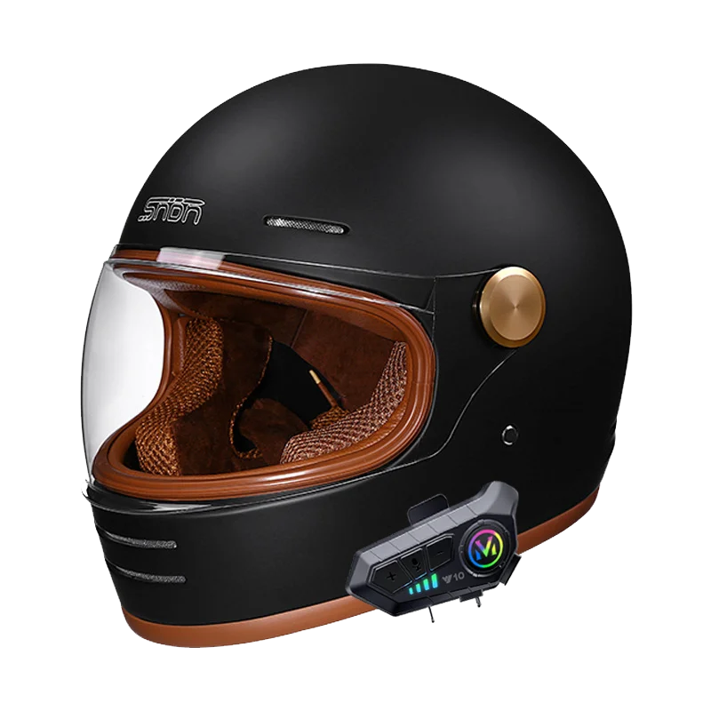 خوذة دراجة نارية أصلية مزودة بتقنية البلوتوث خوذة كاملة الوجه على الطرق الوعرة Cascos para motos DOT ECE شهادة Capacete Casco moto