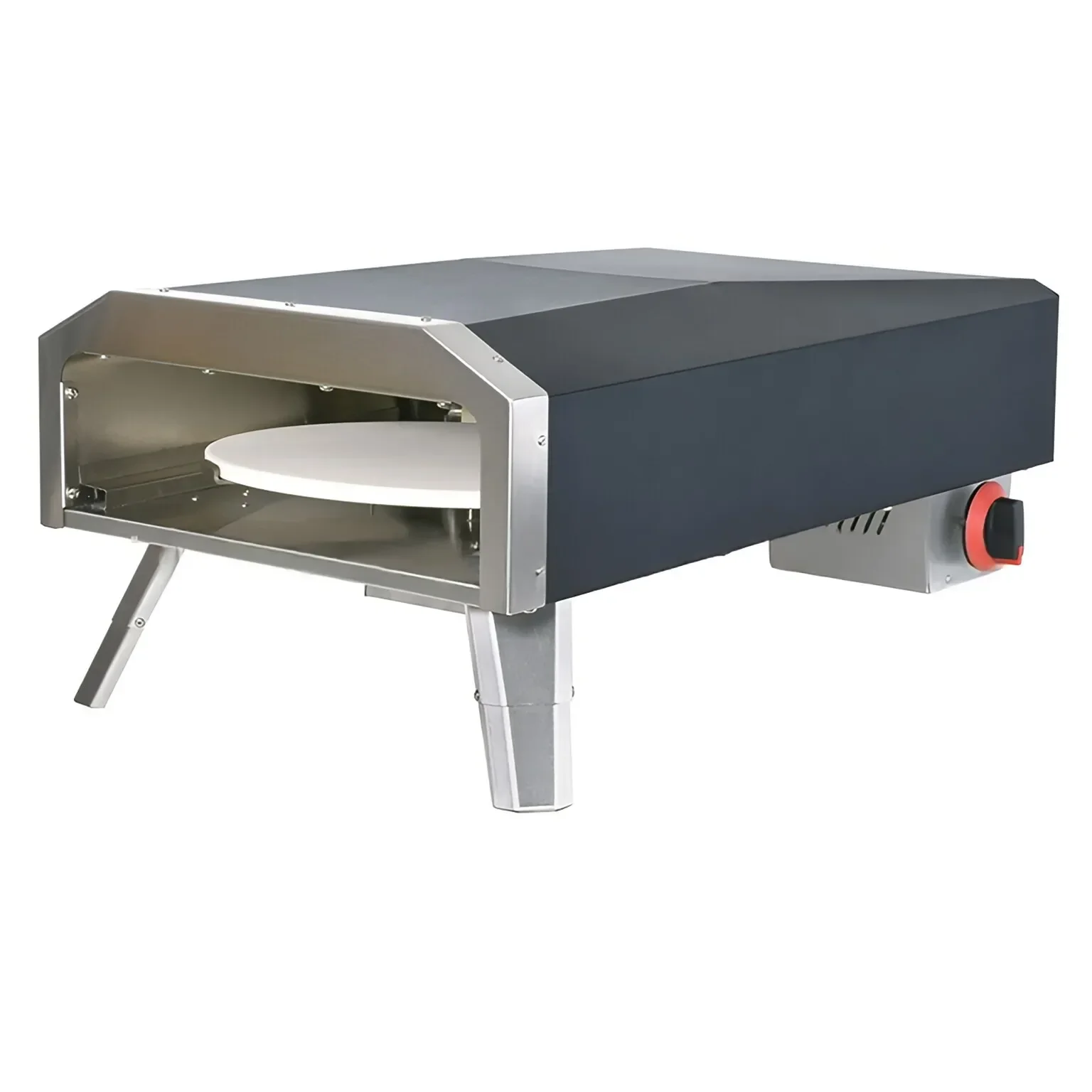 16 inches Pizza Cooking Stove Camping Gas Pizza Oven Foldable Portable Rotating Pizza Oven