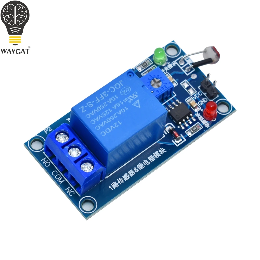 5V 12V Light Photoswitch Sensor Switch LDR Photoresistor Relay Module Light Detection Photosensitive Sensor Board