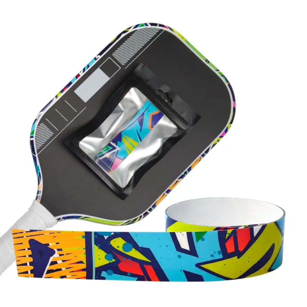 Cinta decorativa grafiti antiarañazos para borde pala pickleball - imagen 4