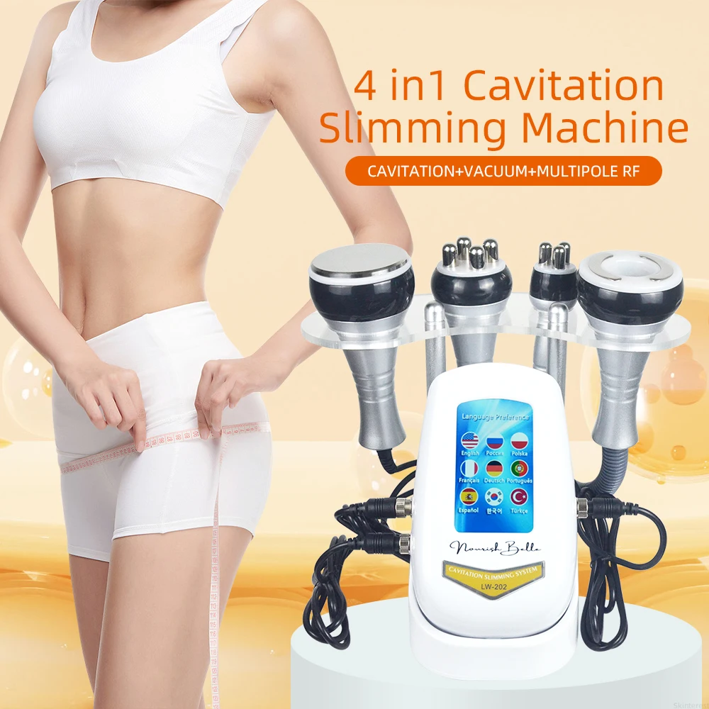 Appareil de beauté KIM 8 4 en 1 Sentidos, laser amincissant, liposuccion 40K, cavitation pour remodelage corporel, raffermissement et lifting de la peau.