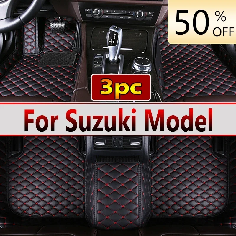 Car Floor Mats For Suzuki Kizashi Swift Vitara SX4 Baleno Ertiga ALTO Ciaz Jimny IGNIS Splash LIANA E Car Accessories 2022 2023