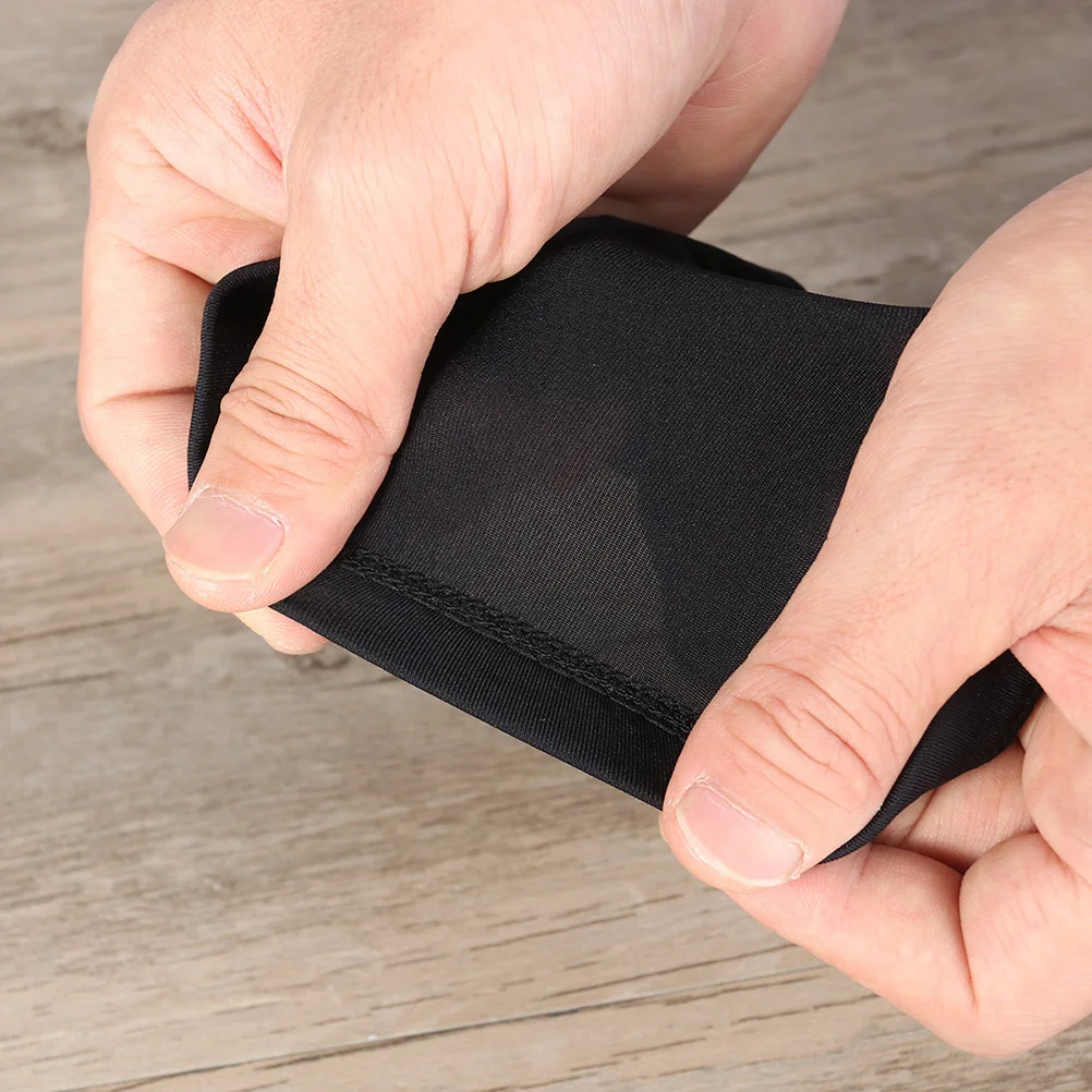 

2pcs Swim Cap Unisex Stretchable Polyester Quick-Dry Uv Protection Elastic Fit For Long Hair Swimming Shower Caps