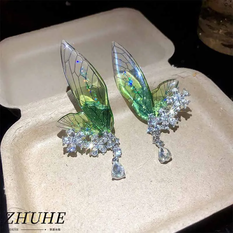 

Sweet Green Fairy-like Ear Clips Are Perfect For Female Cosplay Props And Carnival Jewelry Accessories For Your Girlfriend