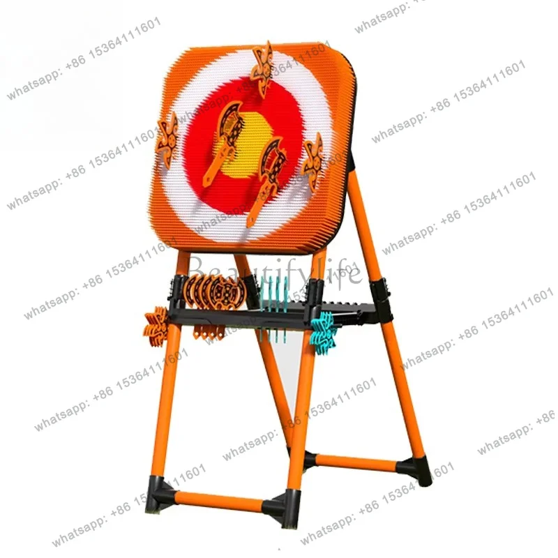 Best Sellers MIYAUP Axe Throw Target Amazon Axe Target Dartboard Iron Frame Family / Children's Team Building Throwing Set