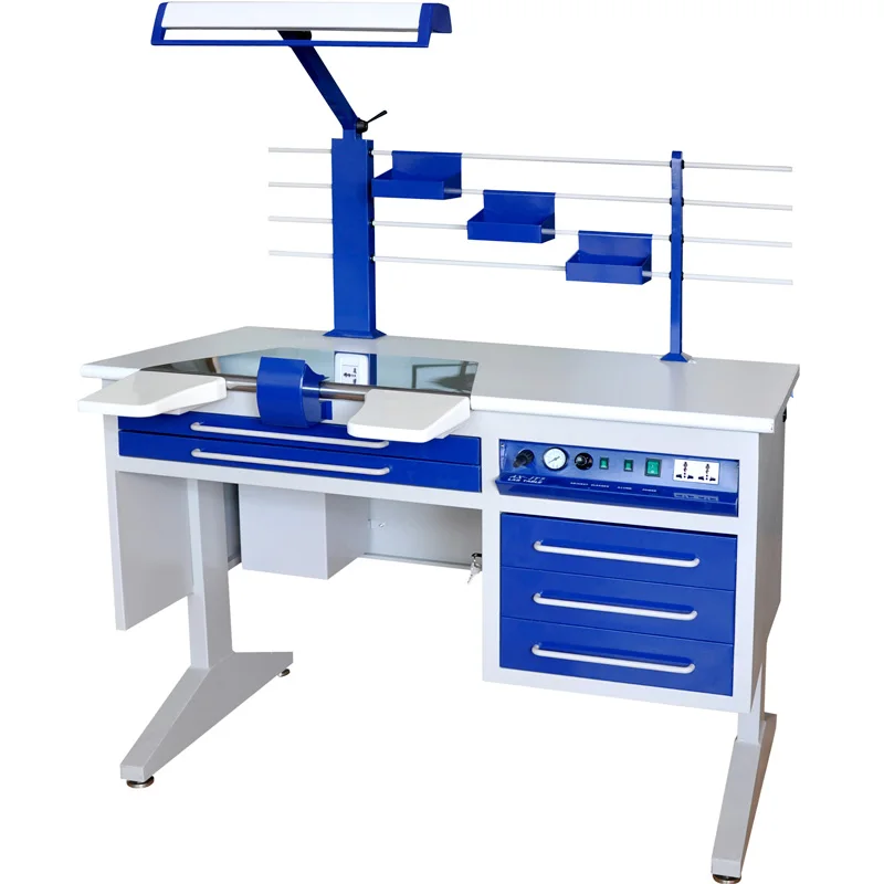 Dental Equipment Dental Laboratory Work Bench Dental Workstations Table for One Technician