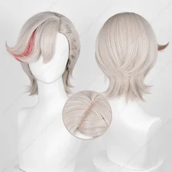 Fontaine Lyney Cosplay Wig 32cm Short Heat Resistant Synthetic Hair
