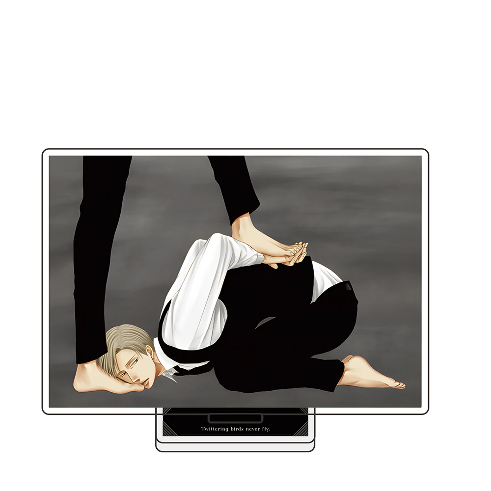 Anime Yashiro Domeki Chikara Kageyama Action Figure Doll Acrylic Stand Model Plate Cosplay Toy Twittering Birds Never Fly Gift