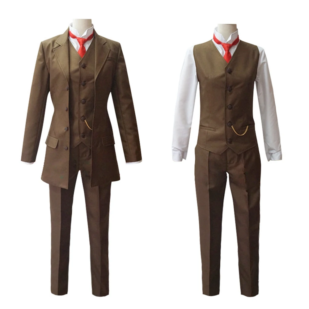 Unisex Anime Cos MORIARTY Cosplay Costumes Outfit Halloween Uniform Custom Size