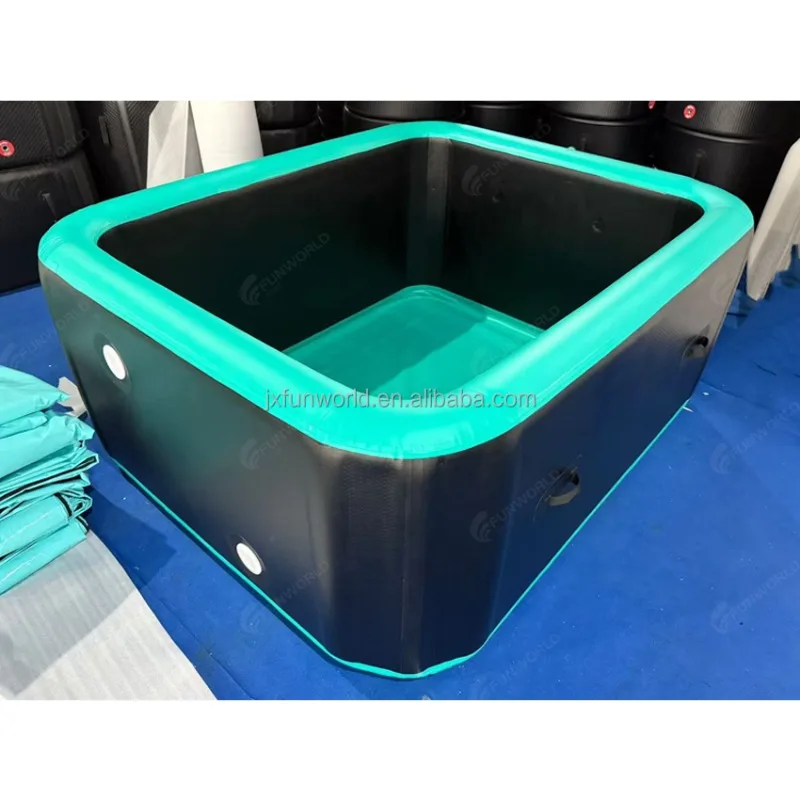 Rectangular Inflatable Pools Popular for Backyard Cooling Durable Inflatable Pool for Families Relax