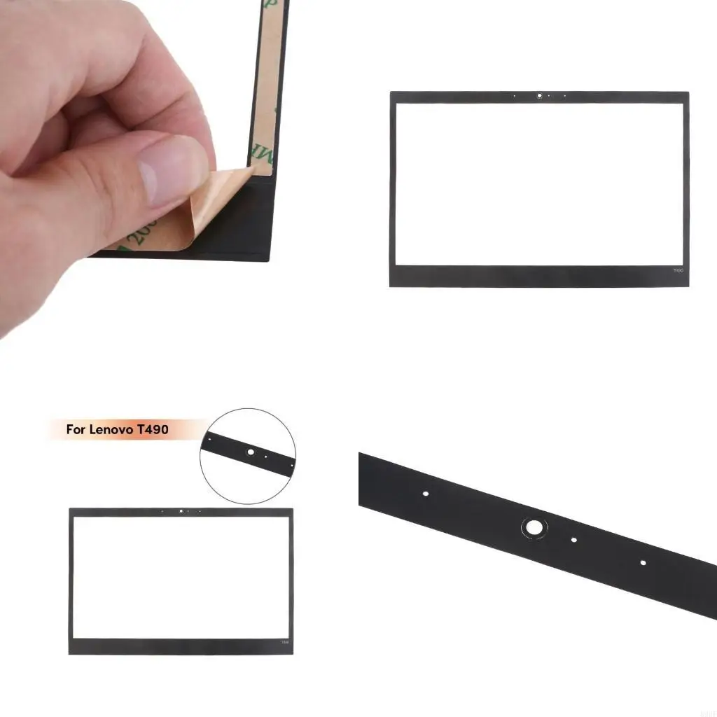 

896F Laptop Repair Components Front Shell Sheet Sticker for ThinkPad T490 LCD Front