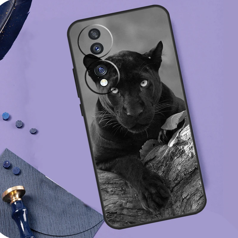 Cheetah Panther Phone Case For Honor 90 Lite 70 50 Magic 5 6 Pro X6 X7 X8 X9 X6a X7a X8a X9a X9b X8b Cover