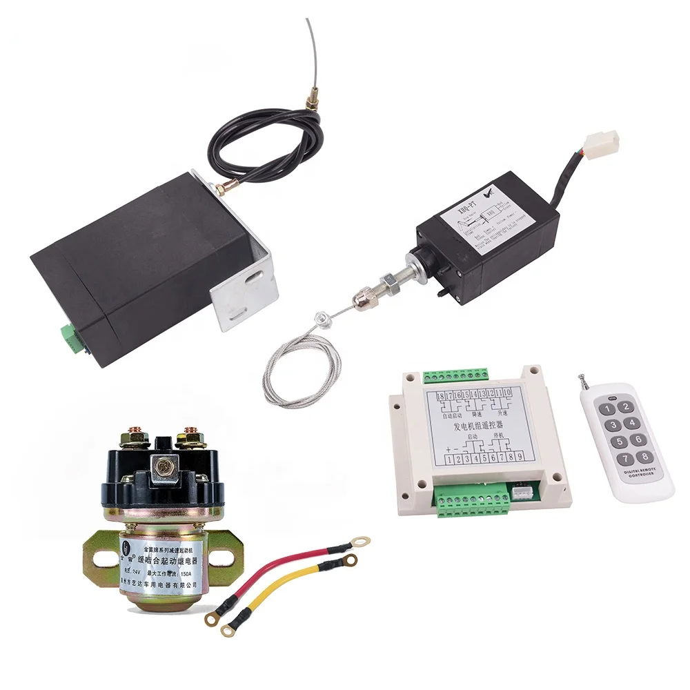 

Diesel engine one click start flameout electronic throttle up down speed control remote wireless control switch set modified car