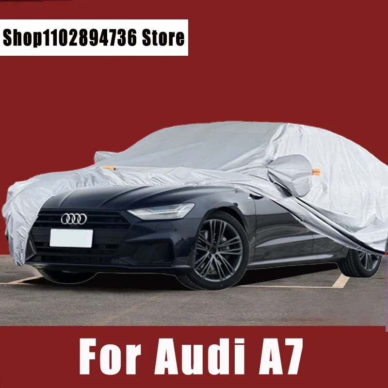 Car Cover Waterproof All Weather Protection Outdoor Car Covers Snowproof Windproof Dust Accessory for AUDI A7 Car umbrella 